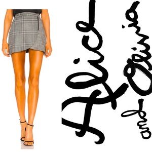Alice+Olivia Lennon Mini Skirt